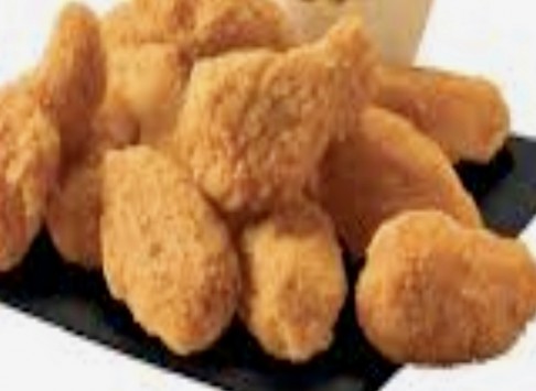 6 crispy Hot wings
